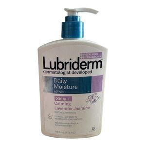 Lubriderm Daily Moisture Lotion Shea + Calming Lavender Jasmine 16 Fl Oz NEW